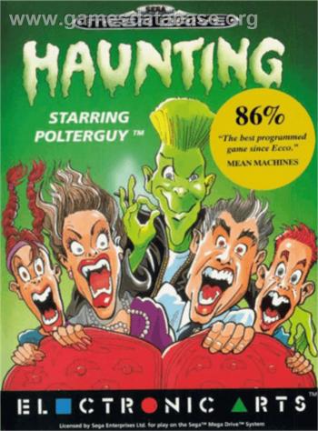 Cover Haunting Starring Polterguy for Genesis - Mega Drive